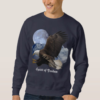 Sweatshirt SPIRIT DE LA LIBERTÉ Aigle chauve-souris faunique