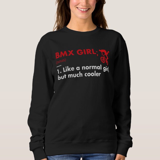 Sweatshirt Sport Girl Definition BMX_1 (Devant)