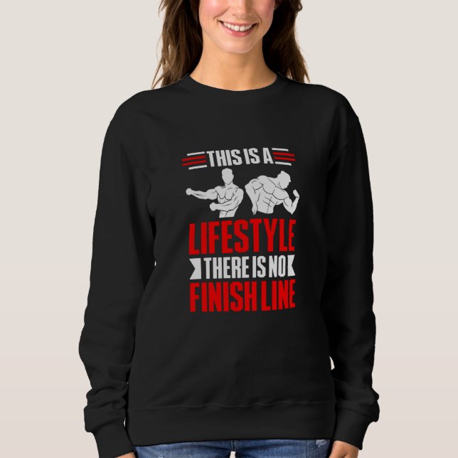 Sweatshirt Sports Fitness Bodybuilding Workout Weightlifting  (Devant)