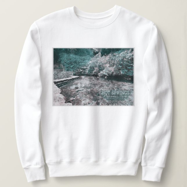 SWEATSHIRT SPRINGS CHAUDS ARKANSAS WATERCOLOR- ARKANSAS US (Design devant)