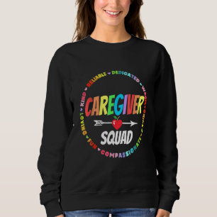 Sweatshirt Squad de soignant fier Semaine d'appréciation des 