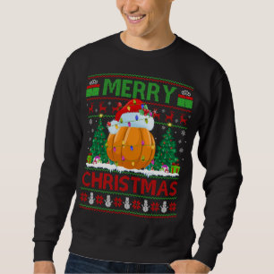 Sweatshirt Squash Fruit Lover Xmas Lighting Ugly Squash Chris