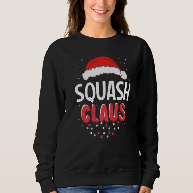 Sweatshirt Squash Santa Claus Christmas Matching Costume (Devant)