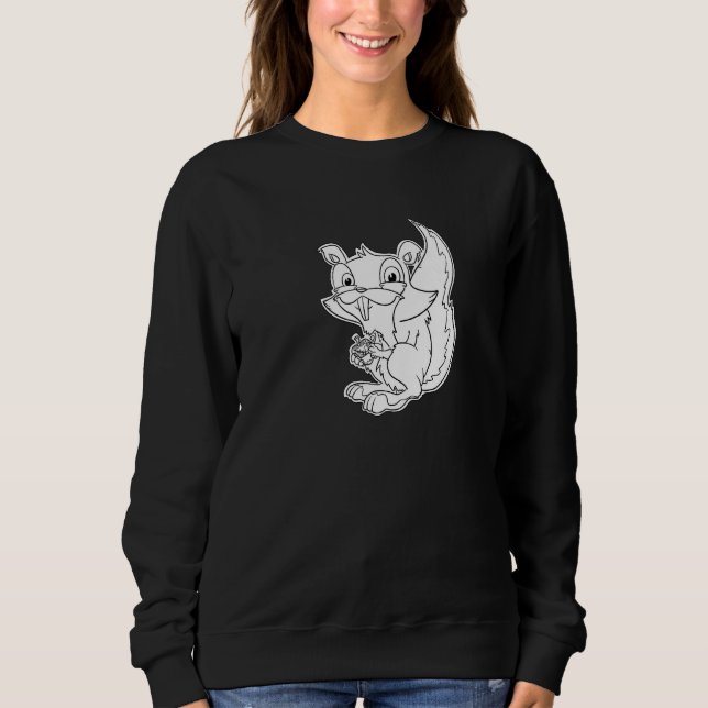 Sweatshirt Squeaky Squirrel - Furry Woodland Creatures Premiu (Devant)