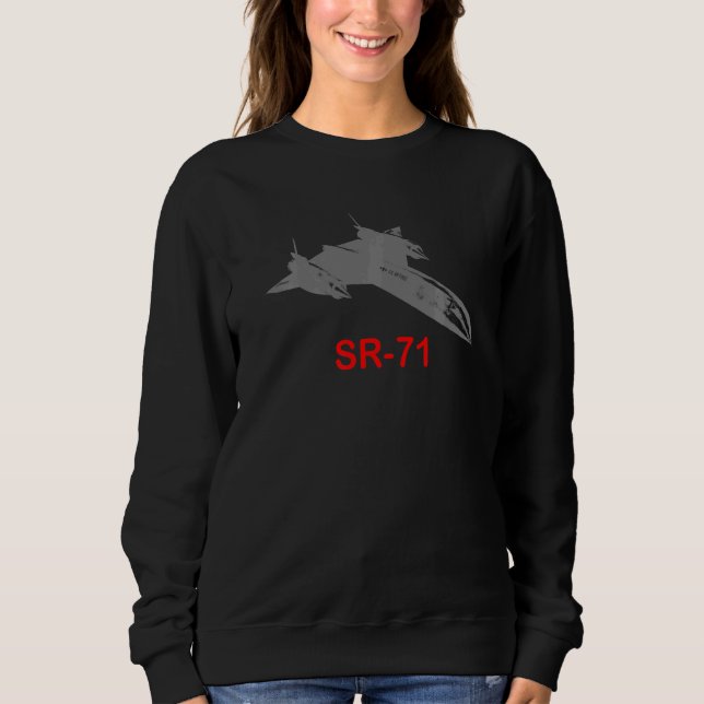 Sweatshirt Sr 71 Blackbird Long Range Reconnaissance Aircraft (Devant)