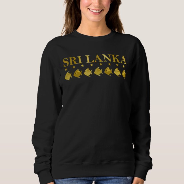 Sweatshirt Sri Lankah Truly amazing traveling Island (Devant)