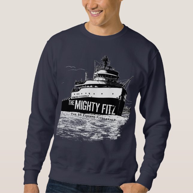 Sweatshirt SS Edmund Fitzgerald ~ Le puissant Fitz (Devant)