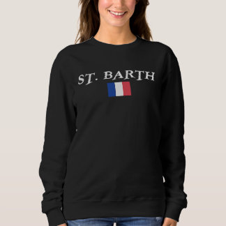 Sweatshirt St Barth, Caribbean National Flag of Saint Barthel