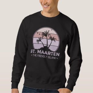 Sweatshirt St Martin Le sympathique rétro de l'île Sint Marti