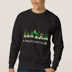 Sweatshirt St Patrick S Day Funny Irlandais Gnome Shamrock Sh