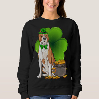 Sweatshirt St Patrick's Day American Staffordshire Terrier Sh