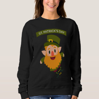 Sweatshirt St Patrick's Day Fun Beer Drink Party Dublin Irlan