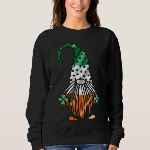 Sweatshirt St Patrick's Day Gnome Long Legge Gnomes Irish Gr
