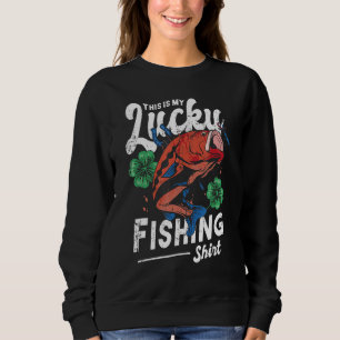 Sweatshirt St. Patrick's Day Irish C'est ma chance de pêche