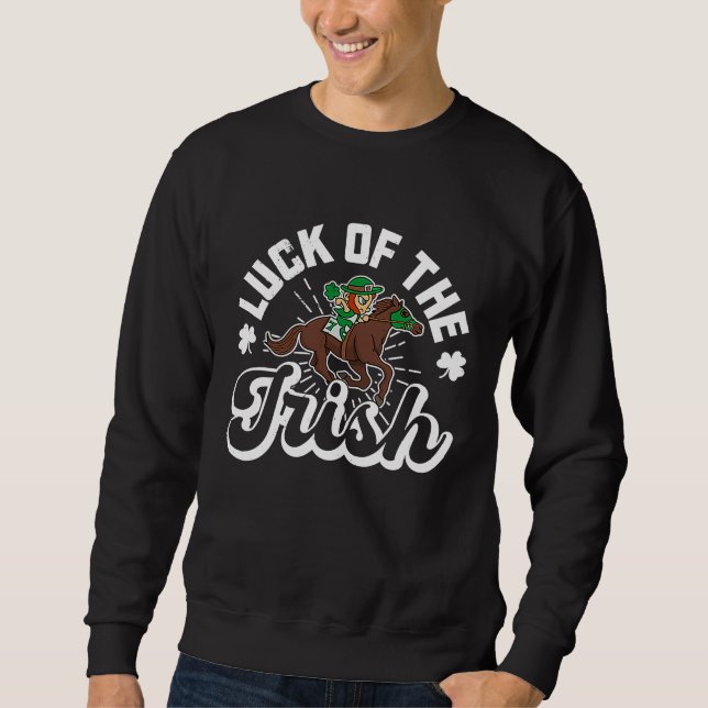 Sweatshirt St Patrick's Day Irish Ireland Booze Gaelic Drinki (Devant)