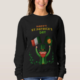 Sweatshirt St. Patricks Day Irlandais - Lucky Irish Shamrock