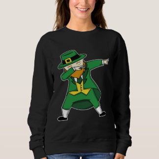 Sweatshirt St Patricks Day leprechaun dabbing st patty s Kids