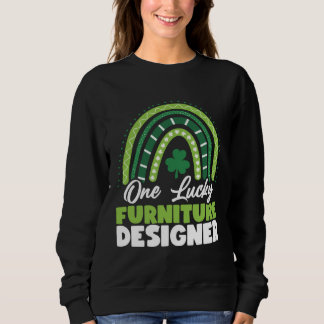Sweatshirt St Patricks Day One Lucky Furniture Designer