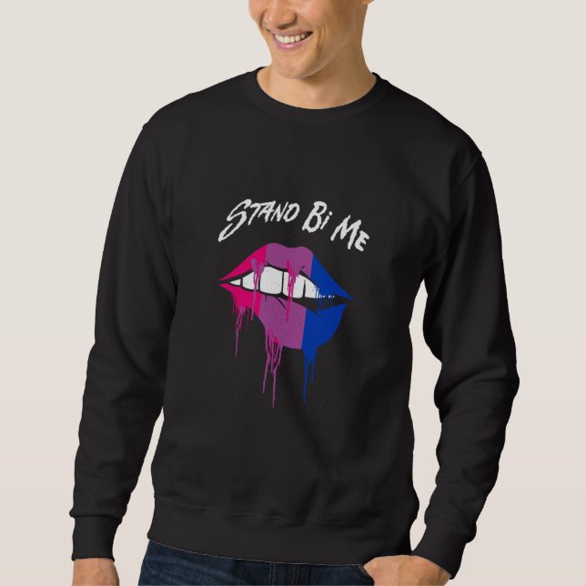 Sweatshirt Stand Bi Me Bisexual LGBTQ Bi Pride LGBT Couples S (Devant)