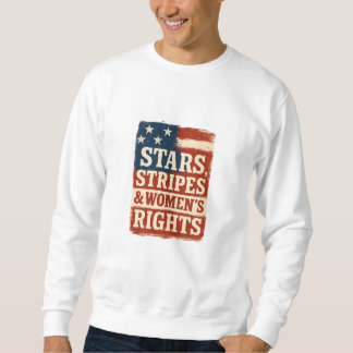 Sweatshirt Stars, Stripes & Women’s Rights Distressed Flag