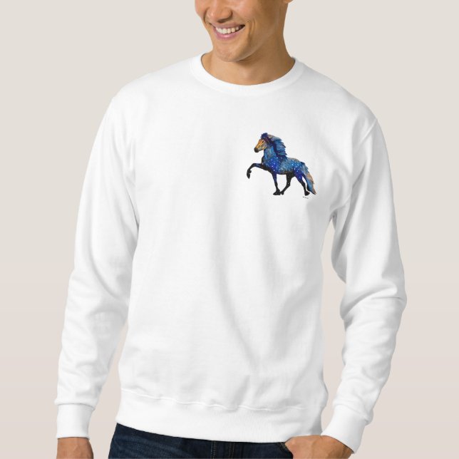 Sweatshirt Stary Night Charismatic Tolting cheval islandais (Devant)