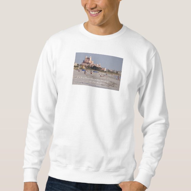 Sweatshirt Station balnéaire de Don Cesar et spa, plage de St (Devant)