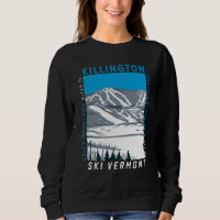 Station de ski de Killington Hiver Vermont Vintage