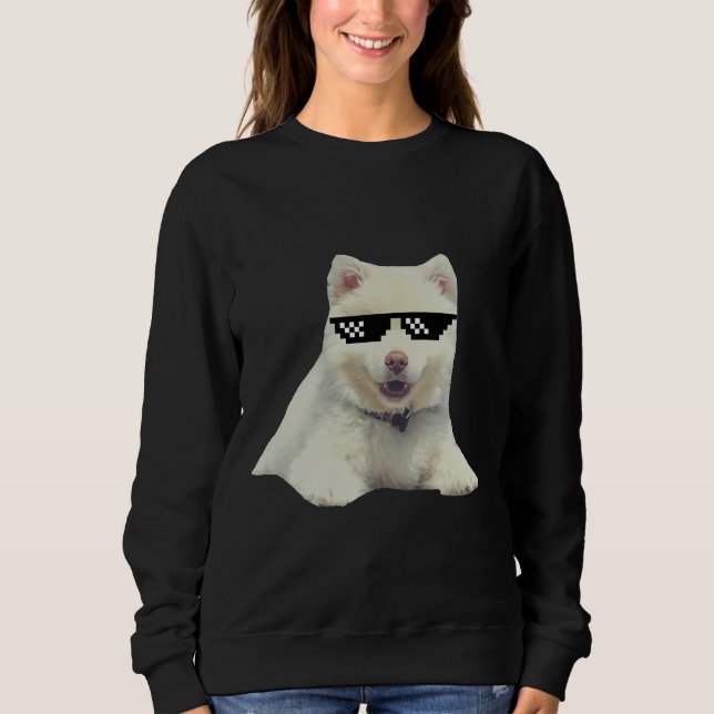 Sweatshirt Stickers Husky (Devant)