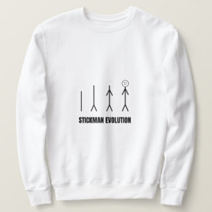 Sweatshirt Stickman Evolution