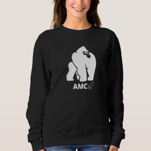 Sweatshirt Stock Mème - Amc - Vers La Lune - Squeeze Court -
