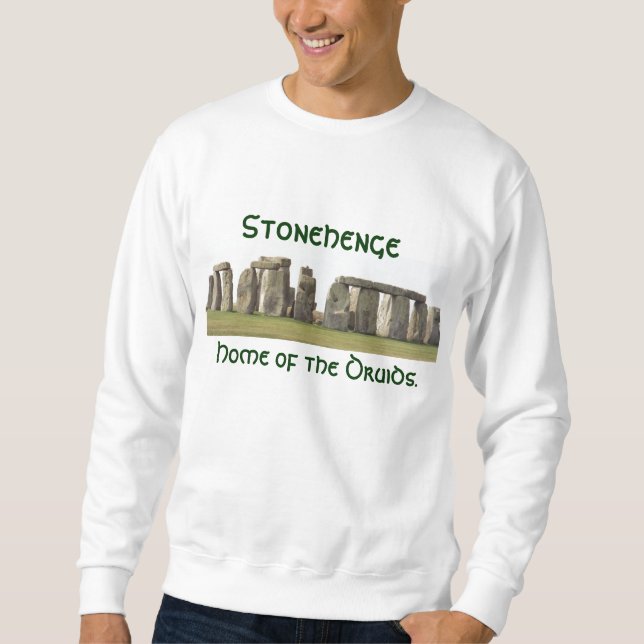 Sweatshirt Stonehenge, maison des druides (Devant)