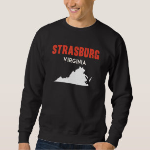 Sweatshirt Strasbourg Virginia USA State America Travel Virgi