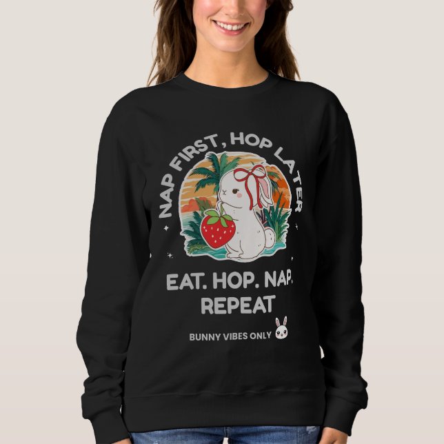 Sweatshirt Strawberry Dream Bunny (Devant)
