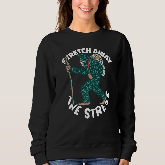 Sweatshirt Stretch away the Stress Climber Rock Climbing Boul (Devant)