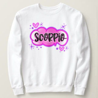 Sweatshirt Style d'aérographe Scorpio