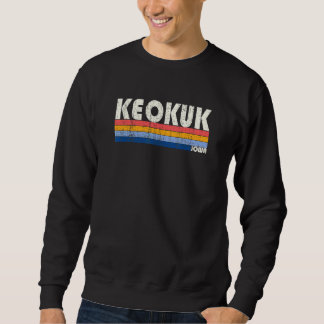 Sweatshirt Style Keokuk Iowa les années 70 80s