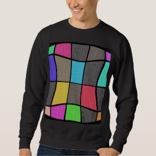 Sweatshirt Style Mondrial génial Design moderne