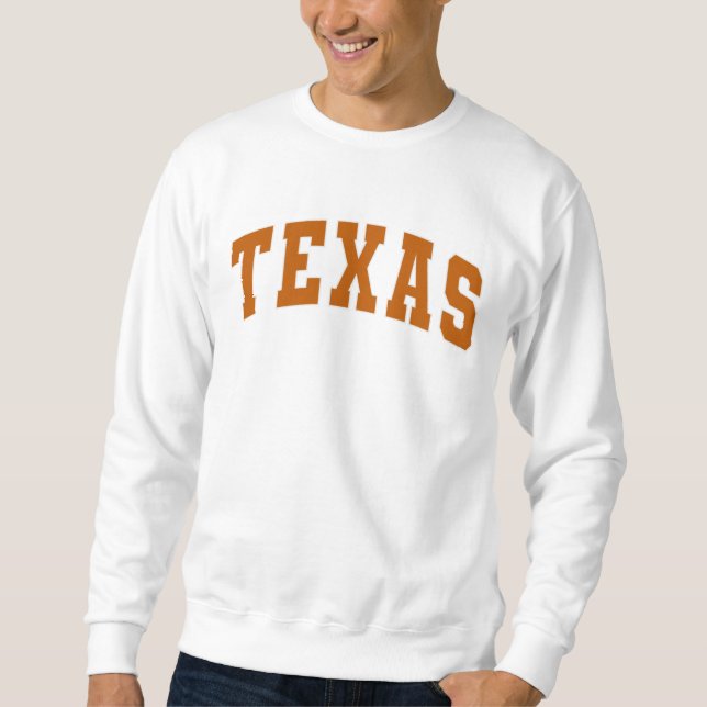 Sweatshirt Style Texas Vintage Varsity College (Devant)