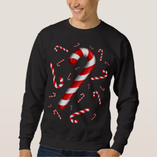 Sweatshirt Sucre de canne Noël Candy Matching Famille