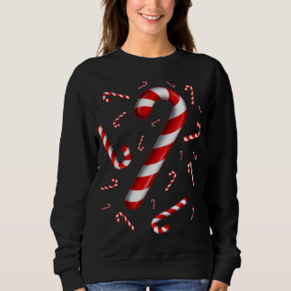 Sweatshirt Sucre de canne Noël Candy Matching Famille