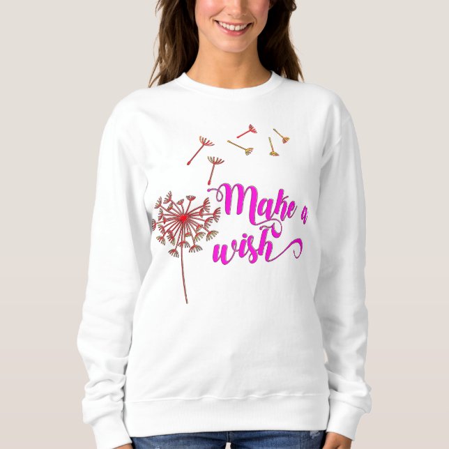 Sweatshirt Sudadera Make a Wish (Devant)
