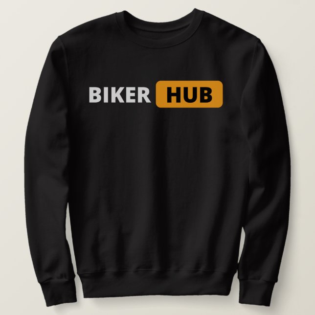 Sweatshirt Sudadera special de nuestra comunidad BIKERHUB (Design devant)