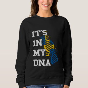 Sweatshirt Suède C'est dans mon ADN Racines suédoises Fierté 