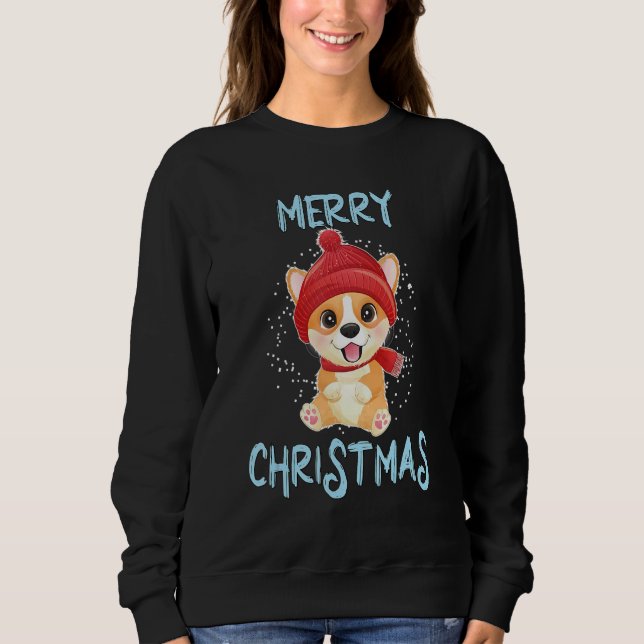 Sweatshirt Sugar Cute Puppy Dog (Devant)