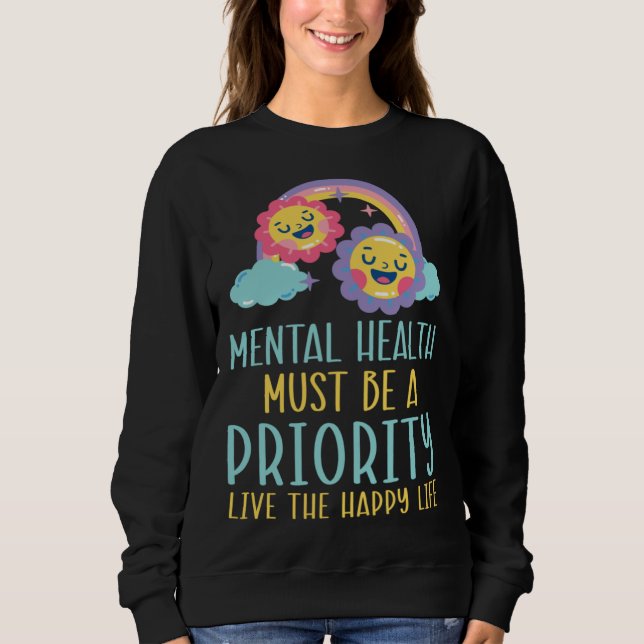 Sweatshirt Suicide Prevention Awareness Mental Health Depress (Devant)