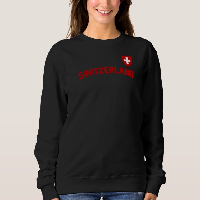 Sweatshirt Suisse Drapeau Suisse Pride International Pays (Devant)