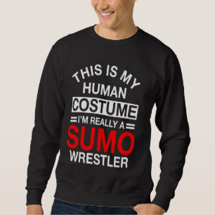 Sweatshirt Sumo Lutte Costume humain Japonais Wrestler Sum