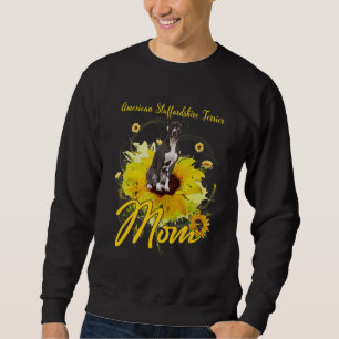 Sweatshirt Sunflower American Staffordshire Terrier Maman Chi