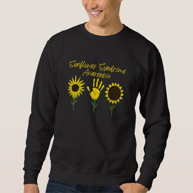 Sweatshirt Sunflower Syndrome Epileptic Disorder Awareness_4 (Devant)