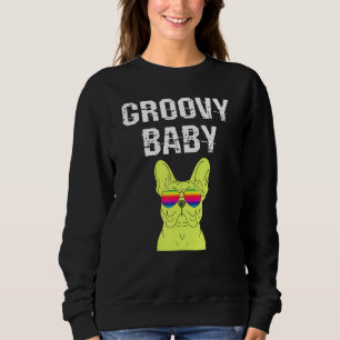Sweatshirt Super bébé Frenchie Bulldog Chien des années 90 Qu